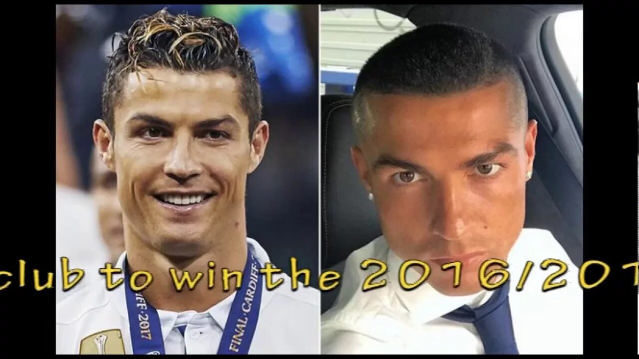 Прическа роналду 2002 года Cristiano Ronaldo shows off new hair cut after lifting Champions League title - 