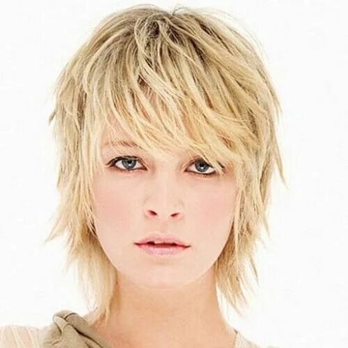 Прическа рваные волосы 50 Funky Shag haircuts - Best Hairstyles in 2020 Hairstyles for thin hair, Short