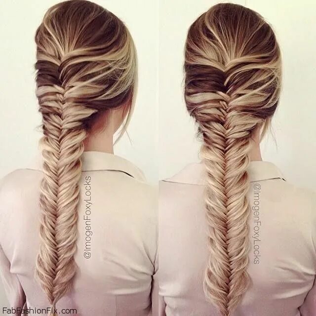 Прическа рыбий хвост Hair: How to do fishtail braid hairstyle? Fab Fashion Fix Fish tail braid, Fisht