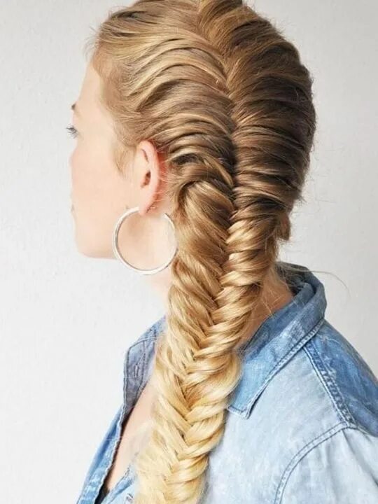 Прическа рыбий хвост 4 peinados fáciles con trenzas Peinados con trenzas, Peinados con trenzas facile