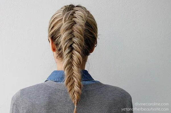 Прическа рыбий хвост How to Get an Inverted Fishtail Braid That's Sure to Impress Cool braid hairstyl