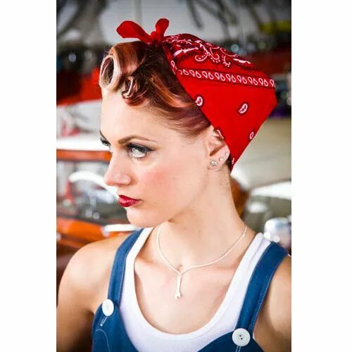 Прическа с банданой женская 12 Pretty Hairstyles with a Bandana - Pretty Designs