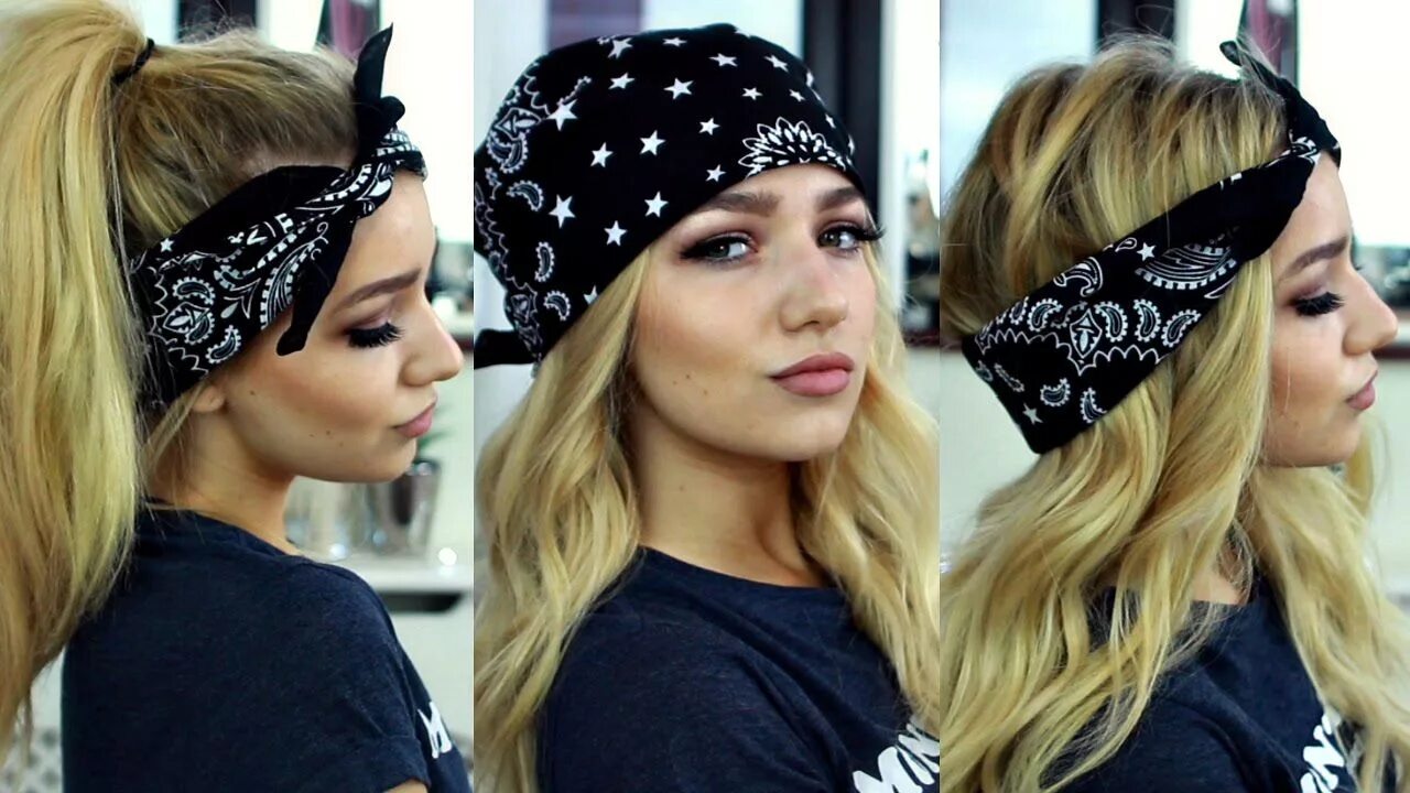 Прическа с банданой женская Pin on Haar Long hair styles, Bandana hairstyles short, Funky hairstyles