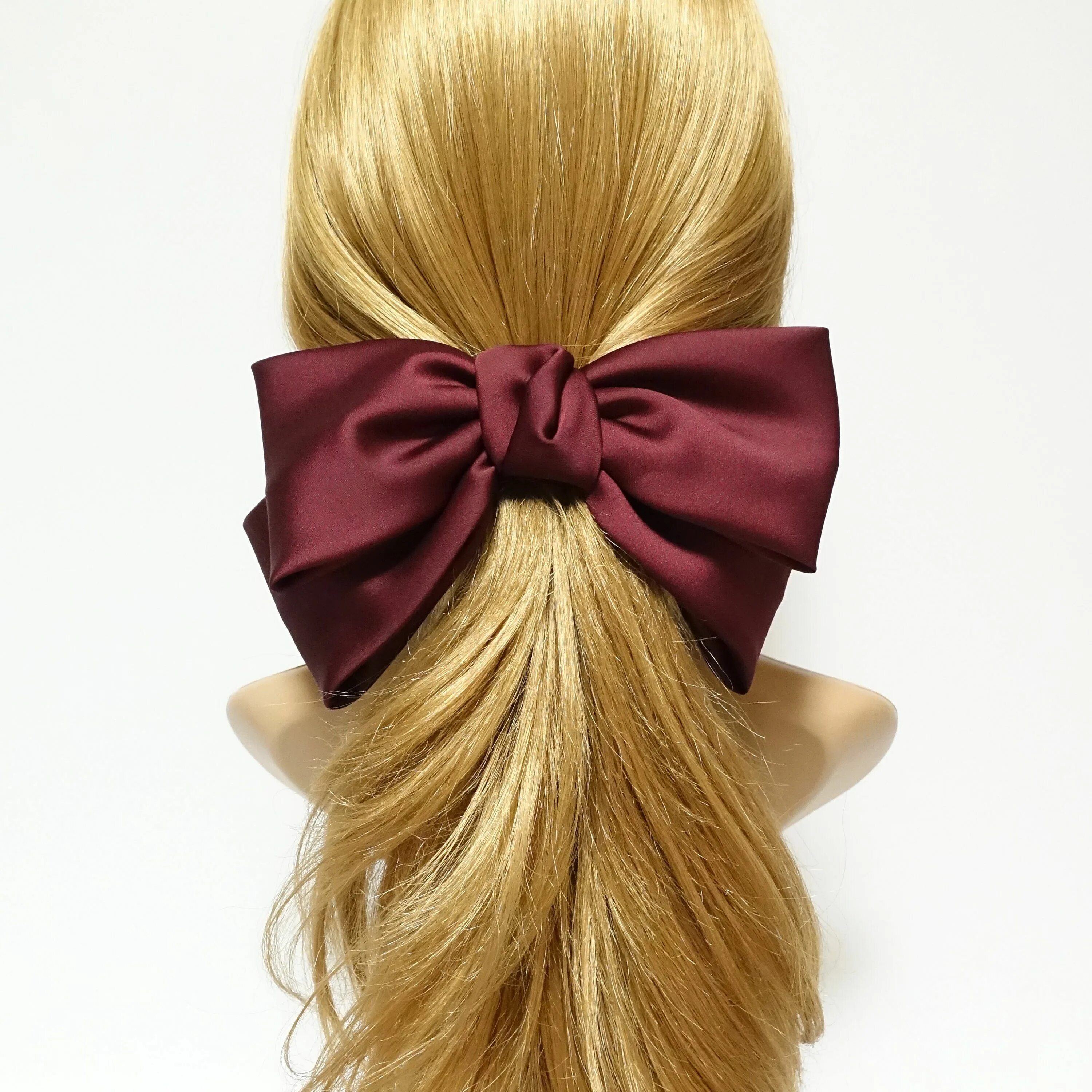 Прическа с бантом Texas Satin Hair Bow Very Big Satin Simple Bow French Hair - Etsy New Zealand Bo