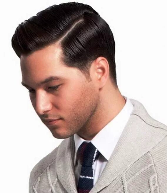 Прическа с боковым пробором мужская 30 Trendy Business Casual Hairstyles - Mens Craze Feathered hairstyles, Afro hai