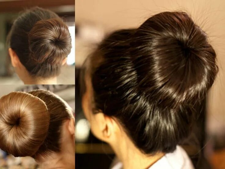 Прическа с бубликом для волос Simply Classy Donut Bun hairstyles to create a neat picture Bun hairstyles, Donu