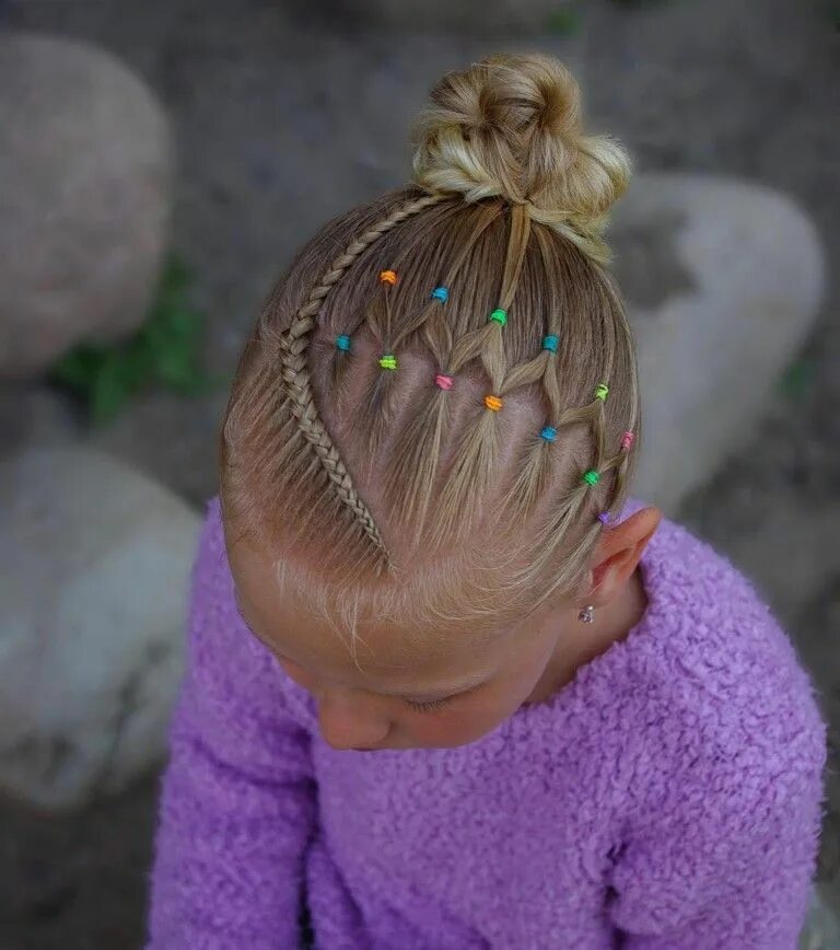 Прическа с бусинами для девочки Pin by Chantelle Kelly on Braids Hair styles, Kids hairstyles, Girly hairstyles