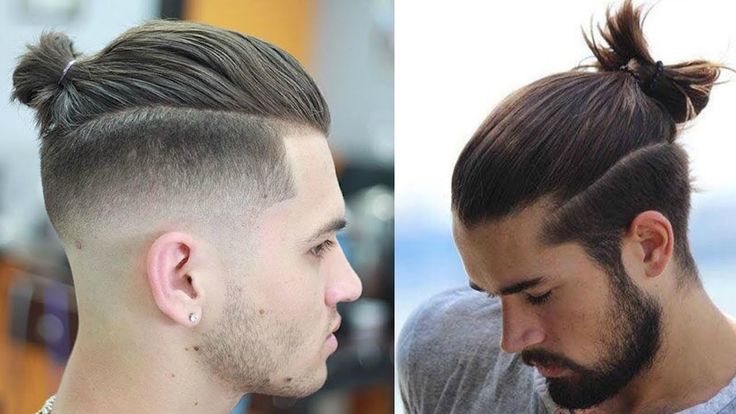 Прическа с длинными висками для мужчин How to Style a Top Knot/ Man Bun 2 Ways Mens Hair 2017 Top knot hairstyles, Easy