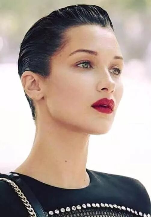 Прическа с гелем женская Pin on slicked back Wet look hair, Sleek short hair, Short slicked back hair