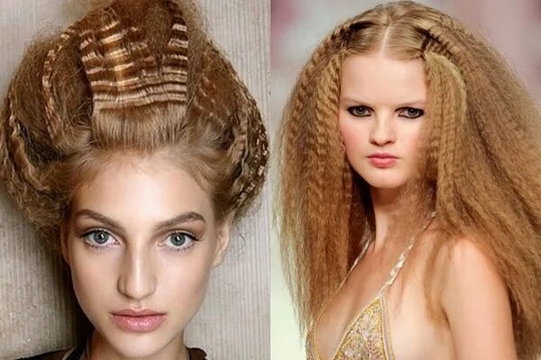 Crimped Hairstyles - How to Crimp Hair Crimped hair, Hair crimper, Hair styles