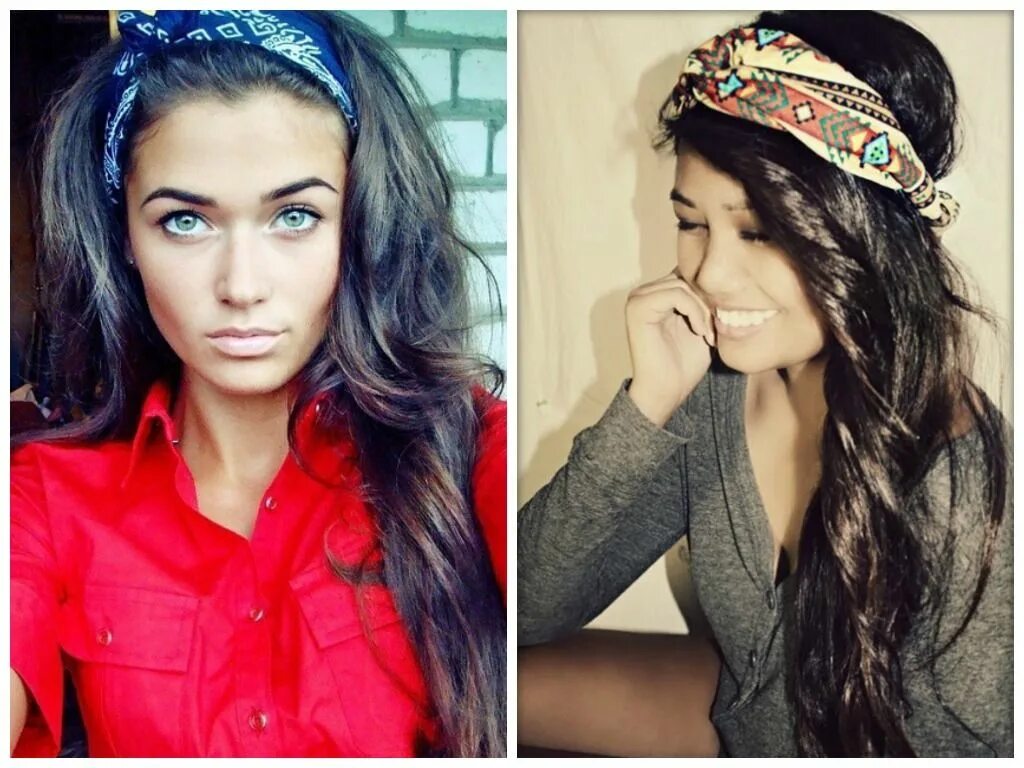 Прическа с косынкой на длинные волосы The Best ways to wear your Bandana - Hair World Magazine Silky hair, Bandana hai