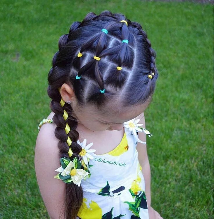 Прическа с лентами для девочки Pin by Jacinto Tuarez Avellan on Fabulous Hairstyles Hair styles, Little girl ha