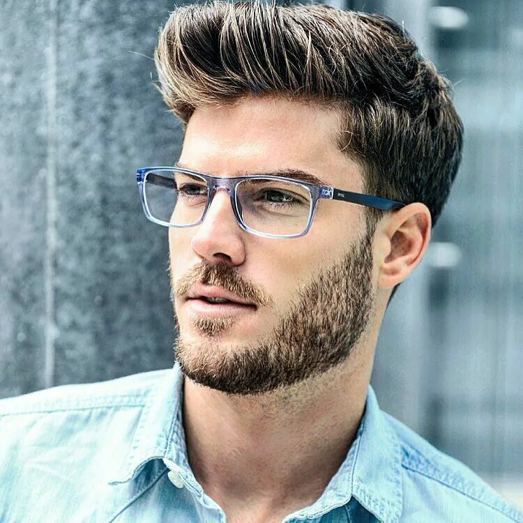 Прическа с очками фото JustLifeStyle shared a photo from Flipboard Haircuts for men, Hair and beard sty