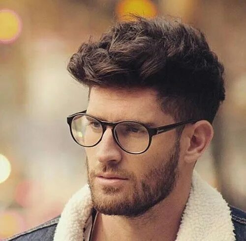 Прическа с очками фото 50 Fashionable Quiff Hairstyles For Men (2022 Guide) - Hairmanz Mens hairstyles 