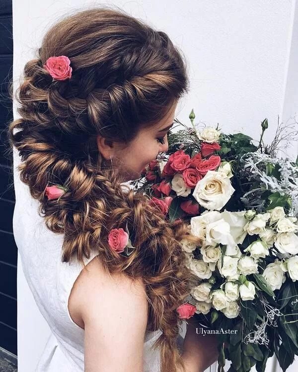 Прическа с цветами на длинные 30 Wedding Updo Hairstyles for Long Hair from Ulyana Aster Wedding hairstyles, L