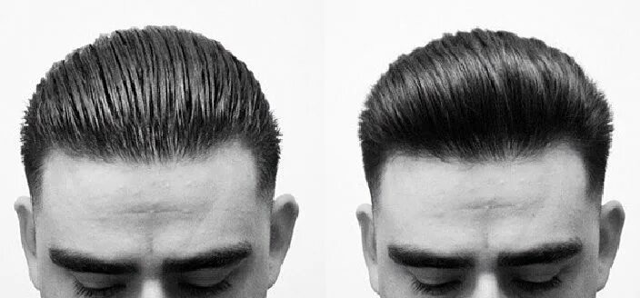 Прическа с зачесанными волосами Dapper Slicked Back Taper Haircut for Long Hair Guy! - Slicked Back Hair Estilos