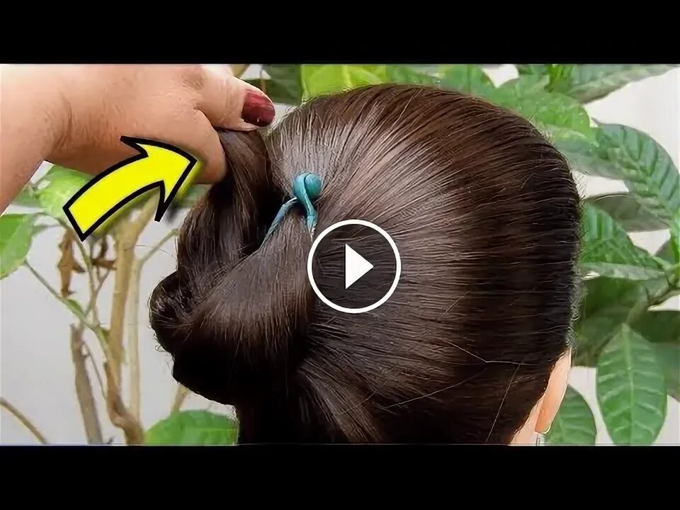 Прическа с заколкой банан на средние волосы Sale banana clutcher hairstyle in stock