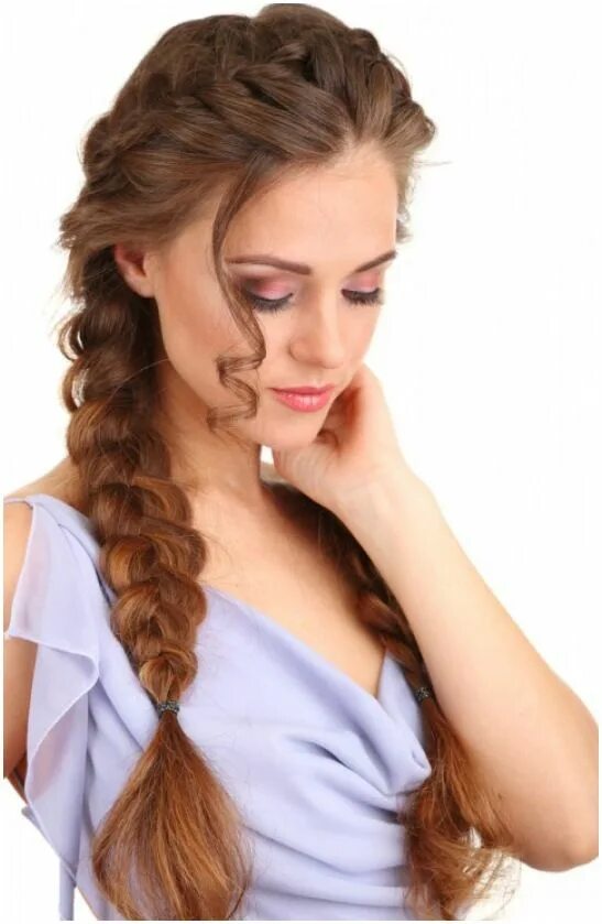 Прическа с закрытыми ушами женские Best Plaited Hairstyles For Curly Hair Hair styles, Summer hairstyles, Hot hair 