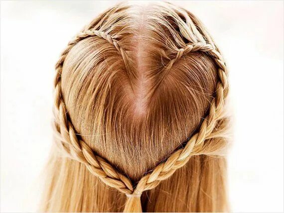 Прическа сердечко ป ก พ น ใ น บ อ ร ด hairstyles