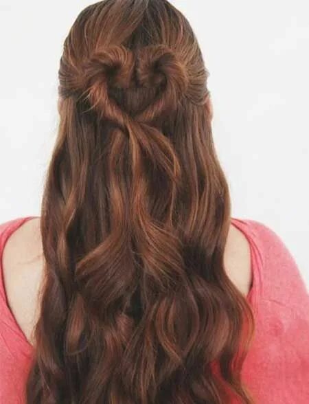 Прическа сердце 25 Beautiful Hairstyles 2014 Hairstyles & Haircuts 2014 - 2015 Heart hair, Valen