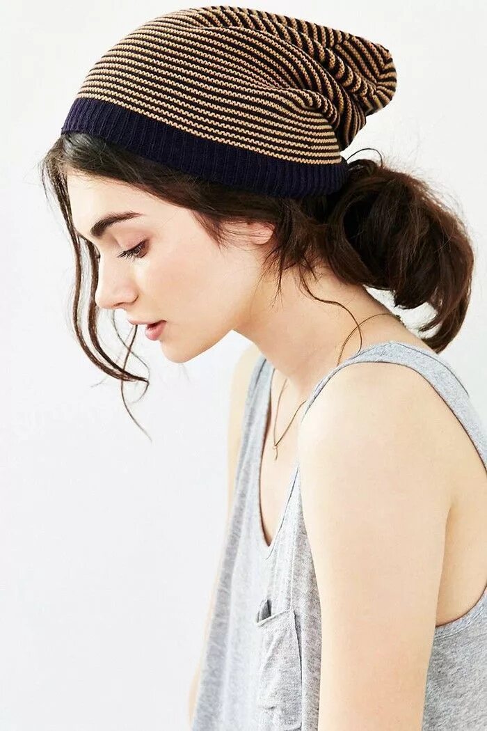 Прическа шапка 6 Hairstyles for Hats That Will Look Perfect Under Your Fashion Beret Hat hairst