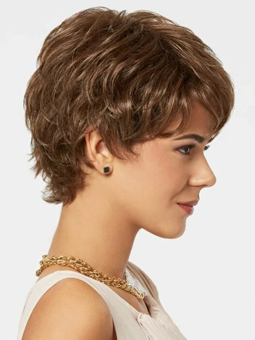 Прическа шапка женская Eva Gabor Wigs Imagine Wig HSW Wigs Wig hairstyles, Curly hair styles, Short str