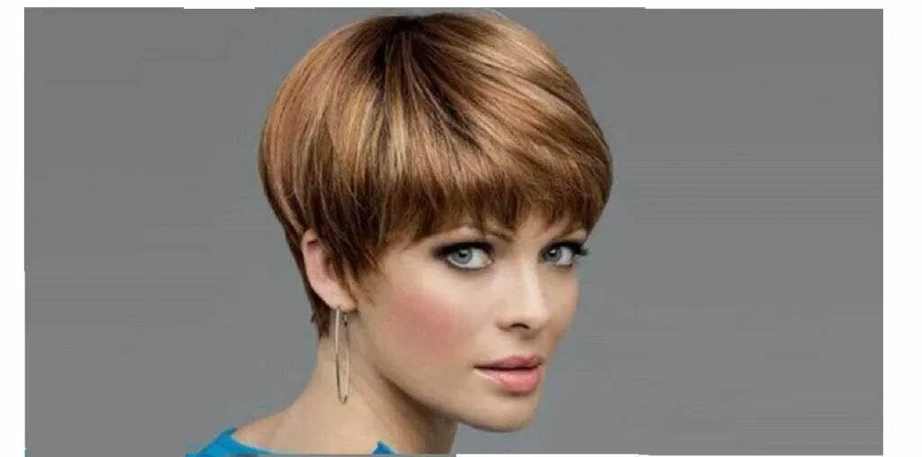 Прическа шапочка для женщин Wedge-Haircut-with-Arched-Bangs - Tunsori la moda