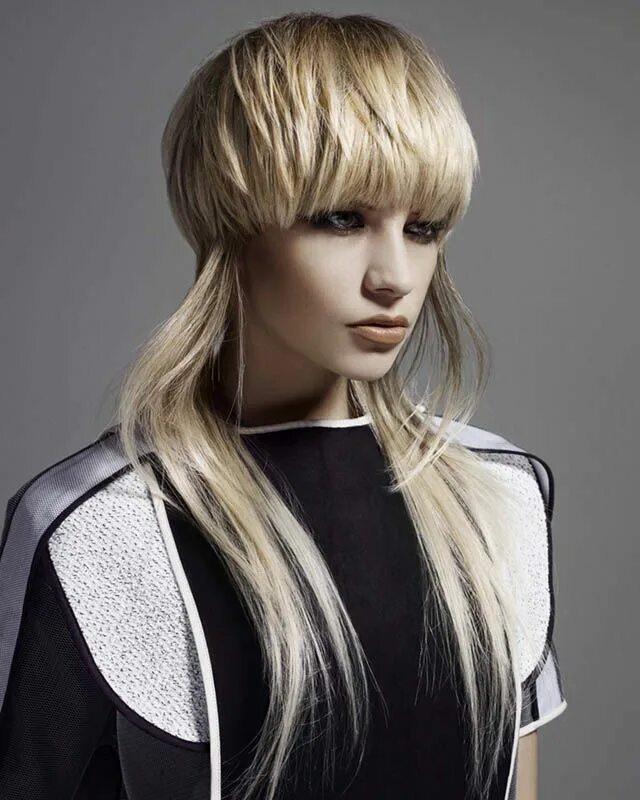 Прическа шапочка на длинные волосы Southern Hairdresser Of The Year 2013 Rush Hair & Beauty Book Now Straight blond