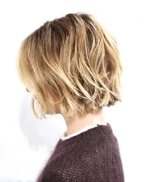 Прическа шегги фото Popular Messy Bob Haircuts Bob-Hairstyle.Com Short hair styles, Loose waves shor