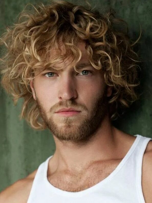 Прическа шегги мужская Short Curly Full Lace Men Wigs WSH060 Curly hair men, Men blonde hair, Long hair