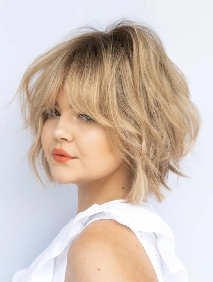 Прическа шегги на короткие волосы без челки These Haircuts Are Going To Be Huge In 2024 Short shag haircuts, Hairstyles for 