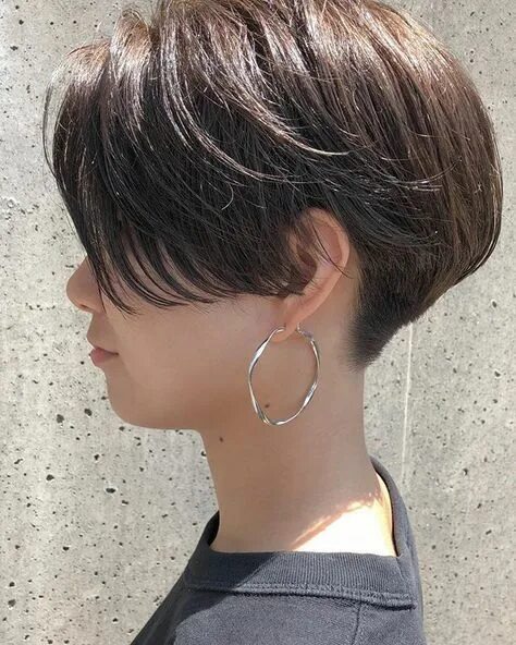 Прическа шторки для девушек на средние волосы Pin on Короткие волосы Asian short hair, Shot hair styles, Short hair haircuts