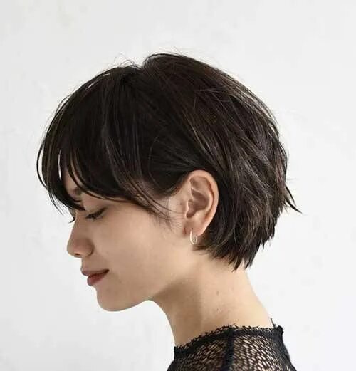 Прическа шторки на короткие волосы Ladies Choise short brown hair - Hairstyle Fix Short brown haircuts, Short brown