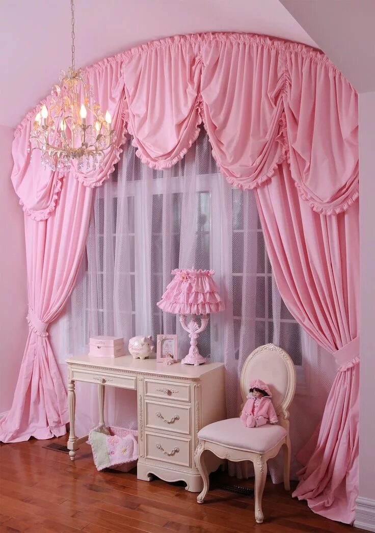 Прическа шторы для девочек Custom drapery design by Elena Girls bedroom curtains, Shabby chic bedrooms, Pin