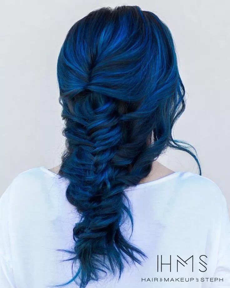 Прическа синие волосы The 46+ best Blue hair ideas on Pinterest Hair styles, Braided hairstyles, Hair 