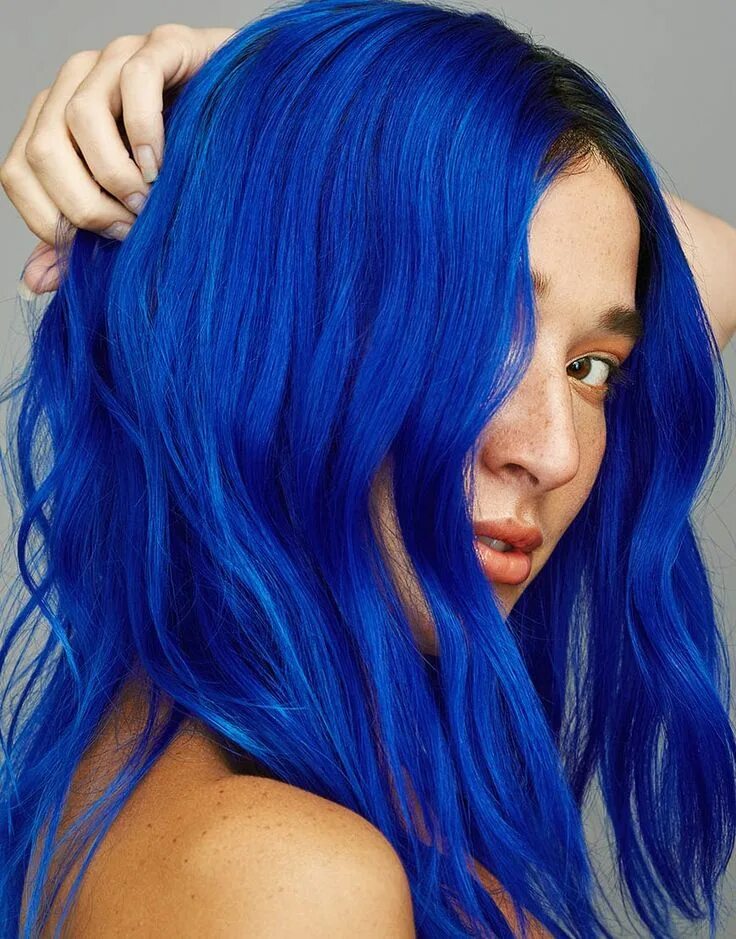 Прическа синие волосы Blue Ruin Dyed hair blue, Royal blue hair, Hair dye colors