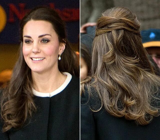 Прическа спереди Kate Middleton's All-Time Best Hairstyles Hair styles, Kate middleton hair, Roya