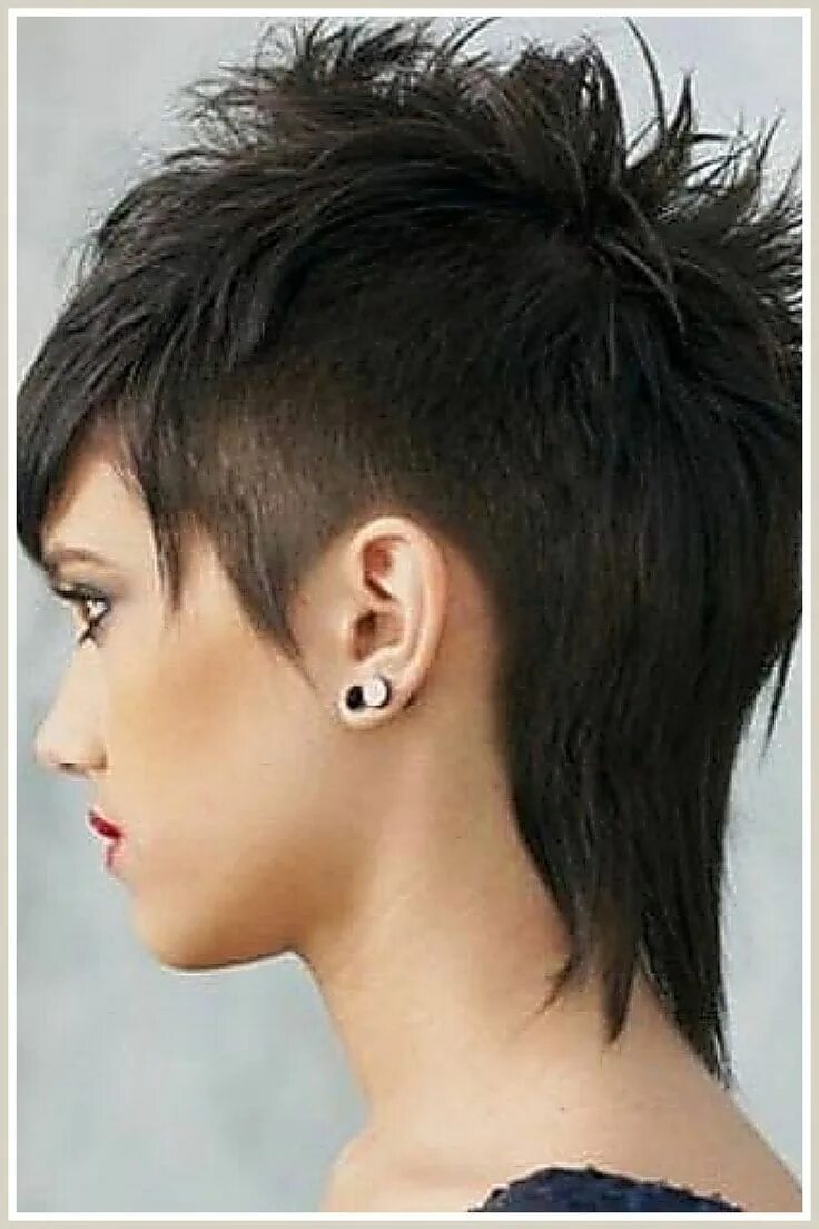 Прическа спереди короткие сзади длинные женские Amazon.com / Mullet Hairstyle / Mullet Wig Red Mullet haircut, Edgy hair, Punk h