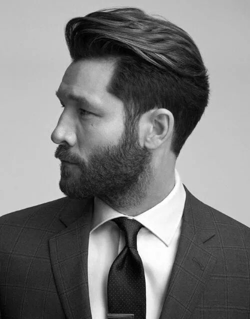 Прическа средний стильный 50 Hairstyles for Men with Beards