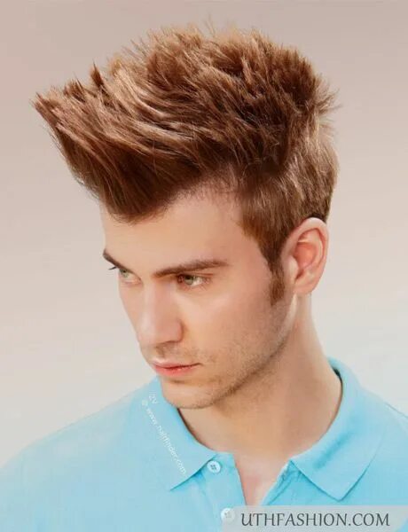 Прическа стоячие волосы Spiky Hairstyles For Men Super straight hairstyles, Mens hairstyles short, Strai