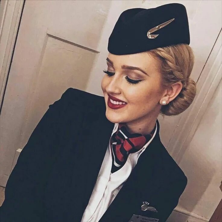 Прическа стюардессы как сделать Pin on AirLine