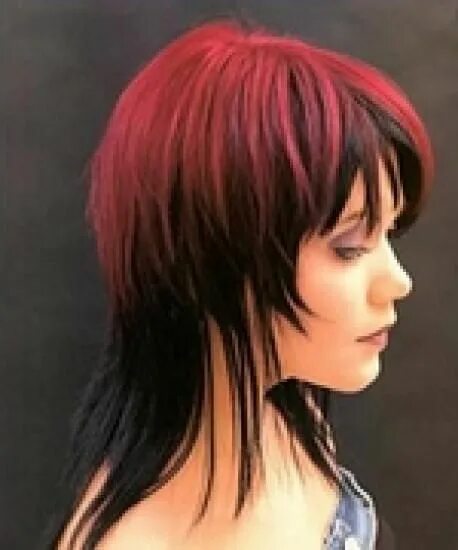 Прическа сверху коротко снизу длинно Coupe De Cheveux Femme 2011 Avec Frange Cot Degrad Tapered hair, Medium hair sty