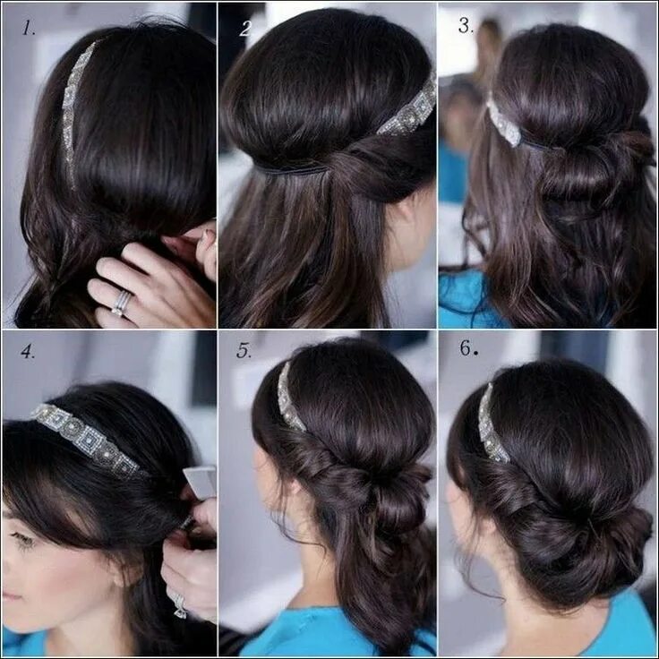 Прическа своими руками dutt haarband anleitung - Google-Suche Formal hairstyles for long hair, Diy hair