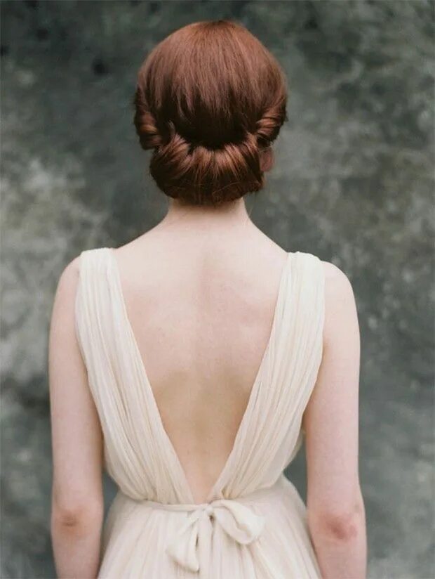 Прическа сзади rolled up bridal hair - Google Search Wedding hair inspiration, Bridal hair insp