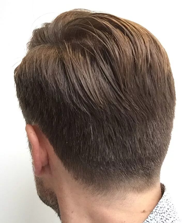 Прическа сзади Back view from my fresh haircut! #menshair #barbershop #fade #taper #pompadour #