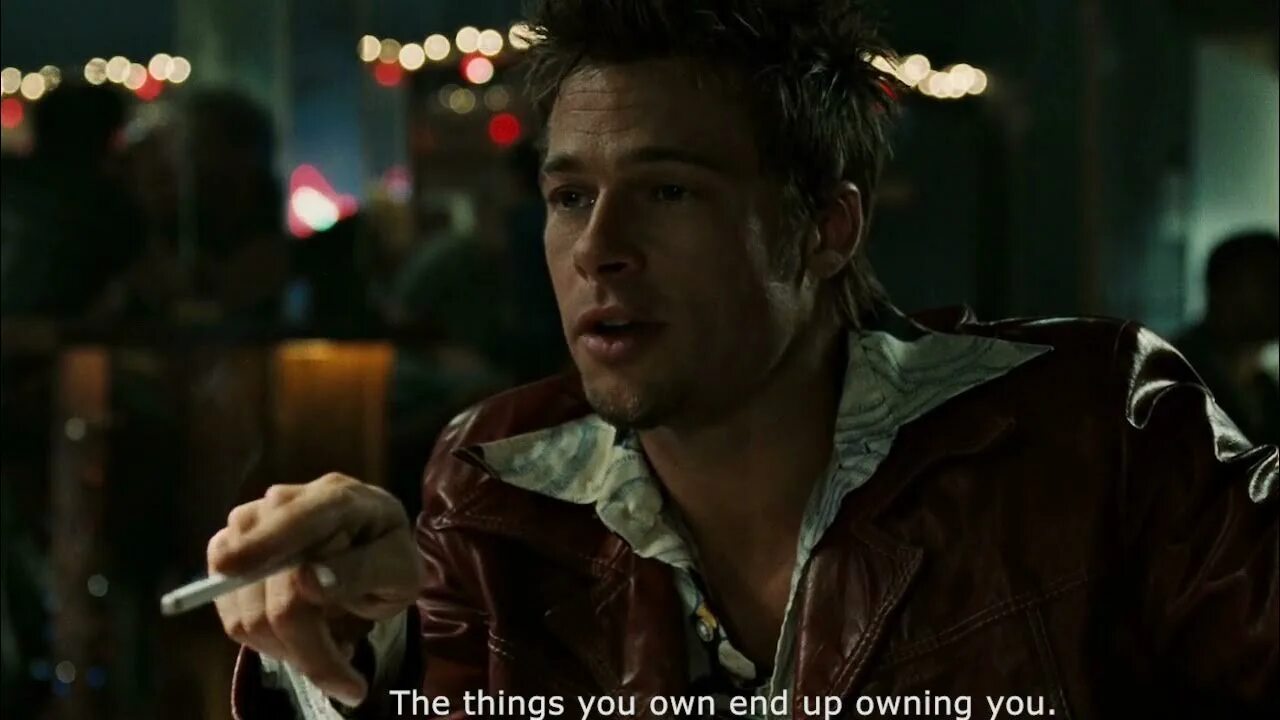 Прическа тайлера дердена Fight Club - The things you own end up owning you - YouTube