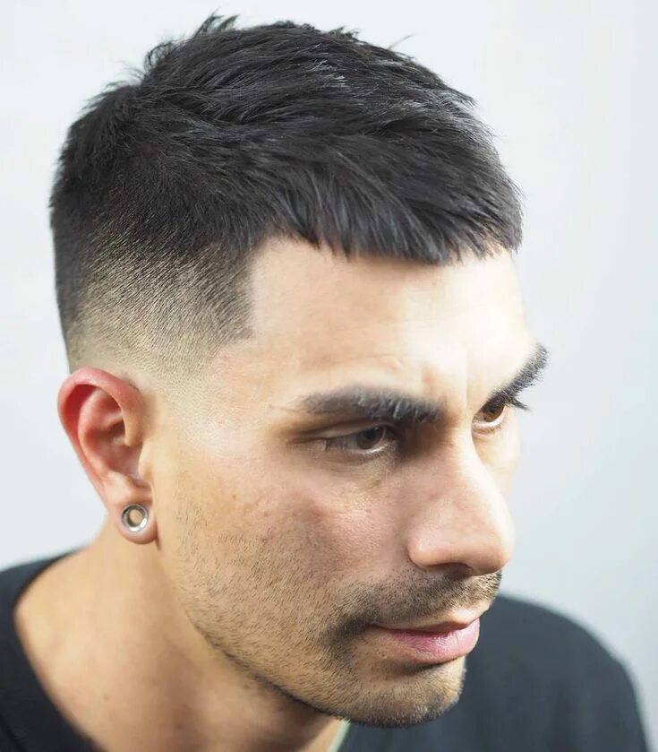 Прическа цезарь мужская короткая Pin on Fade Haircut