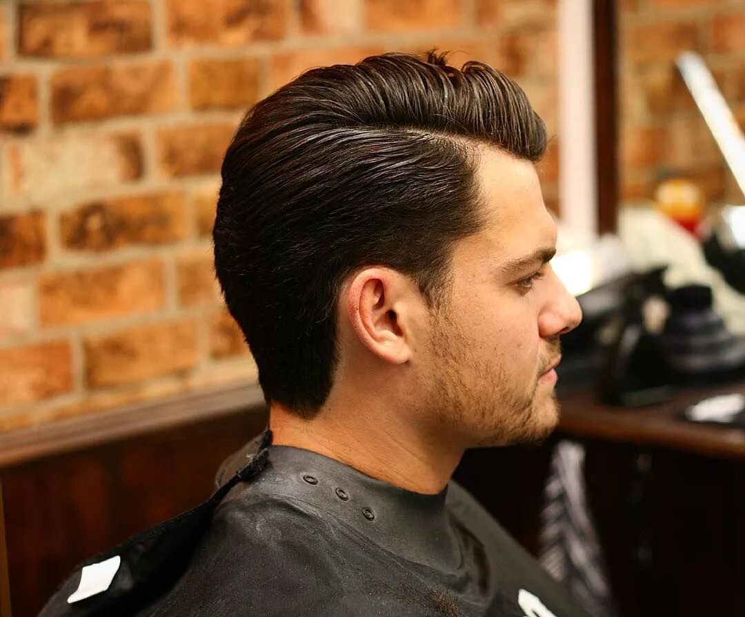 Прическа точики мужской cool 50+ Eye-Catching Greaser Hair Styles - Find Your Fashion Slicked hair men, 