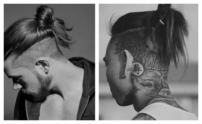 Прическа топ кнот мужская 10 styles de coupe Undercut à essayer