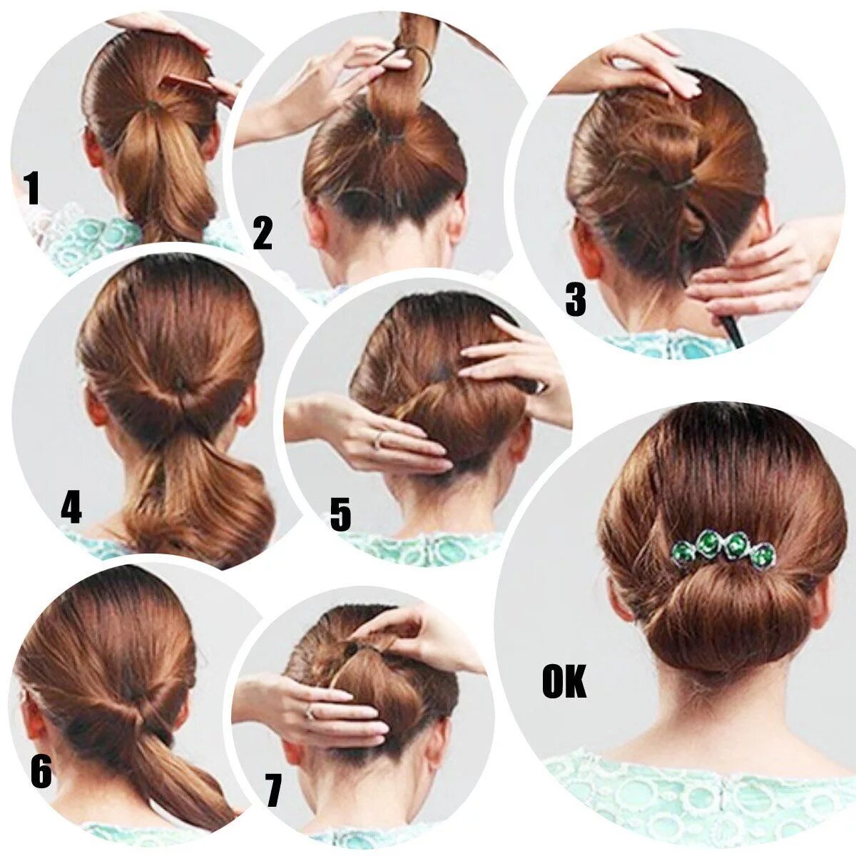 Прическа улитка на длинные волосы пошагово Pin en Penteado fashion Peinados boda, Trenzas, Peinados